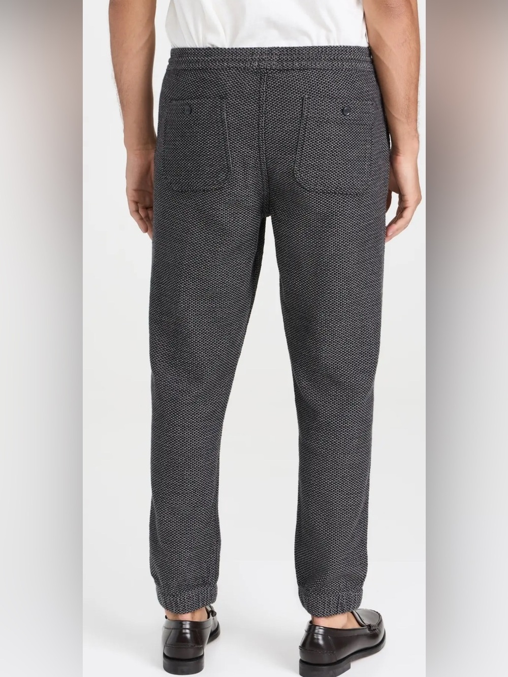 Taylor Stitch The Apres Pant Textured Jogger Charcoal Gray Mens Large - Picture 2 of 5